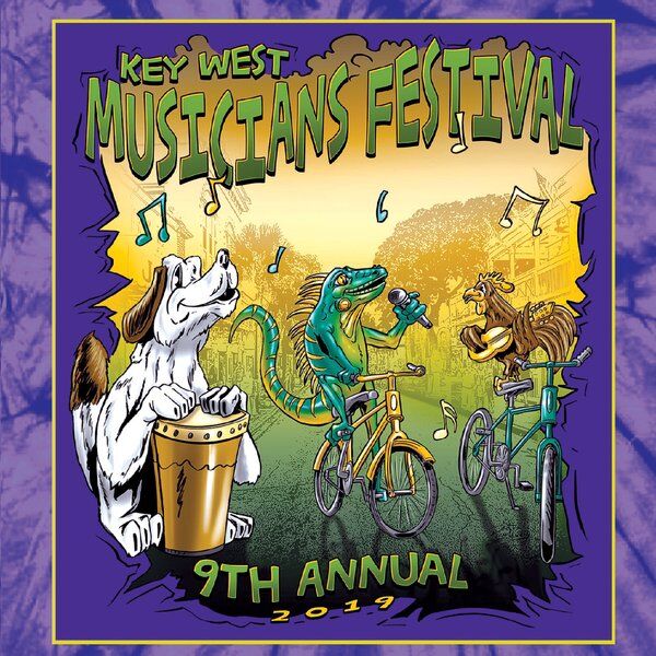 Cover art for 9th Annual Key West Musicians Festival 2019